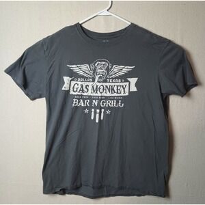 Gas Monkey Bar Y2K‎ 2000's Grill T-Shirt Dallas Texas Graphic Tee Size XL